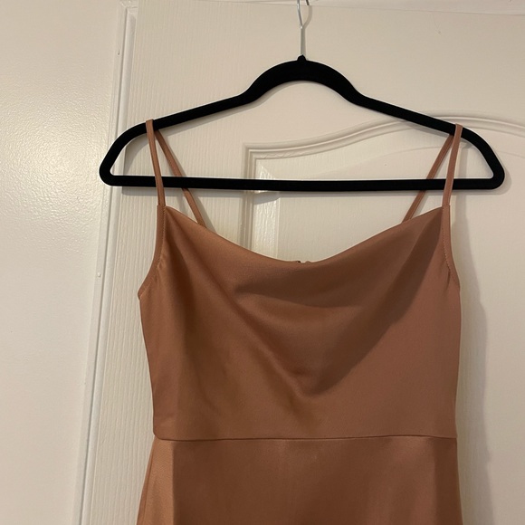 BHLDN Cali Satin Charmeuse MIDI Dress - Picture 2 of 7